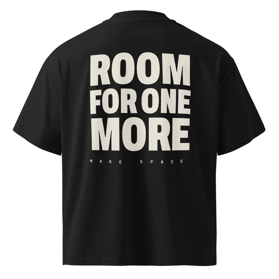 ROOM FOR ONE MORE | Oversized T-Shirt Dunkel – zweite Ansicht
