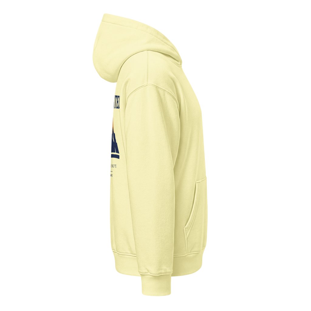 THE HIGHEST TENTH Oversized Hoodie Lemon Sorbet, Seitenansicht rechts